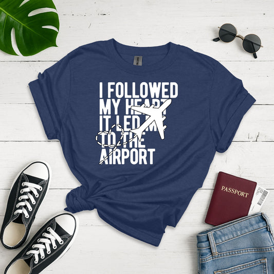 I Followed My Heart Travel Unisex Softstyle T-shirt