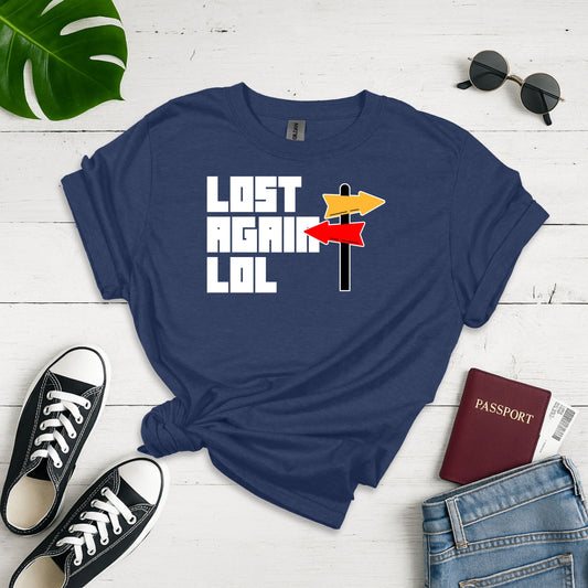 Lost Again LOL Unisex Softstyle T-shirt