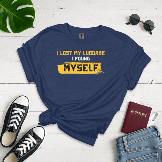 I Lost My Luggage I Found Myself Unisex Softstyle T-shirt
