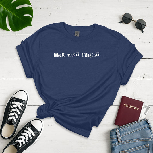 Book That Flight Unisex Softstyle T-shirt