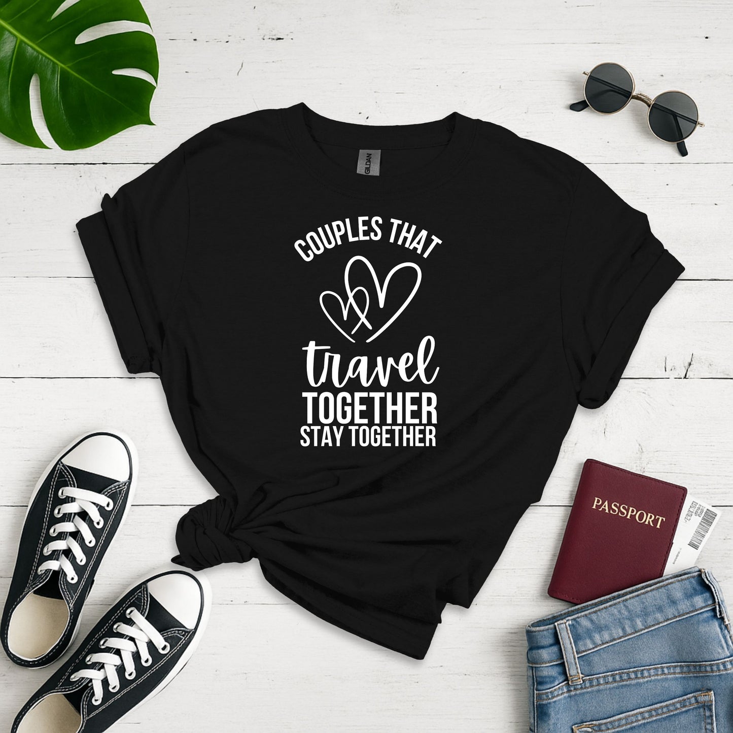 Couples That Travel Together Stay Together Unisex Softstyle T-shirt