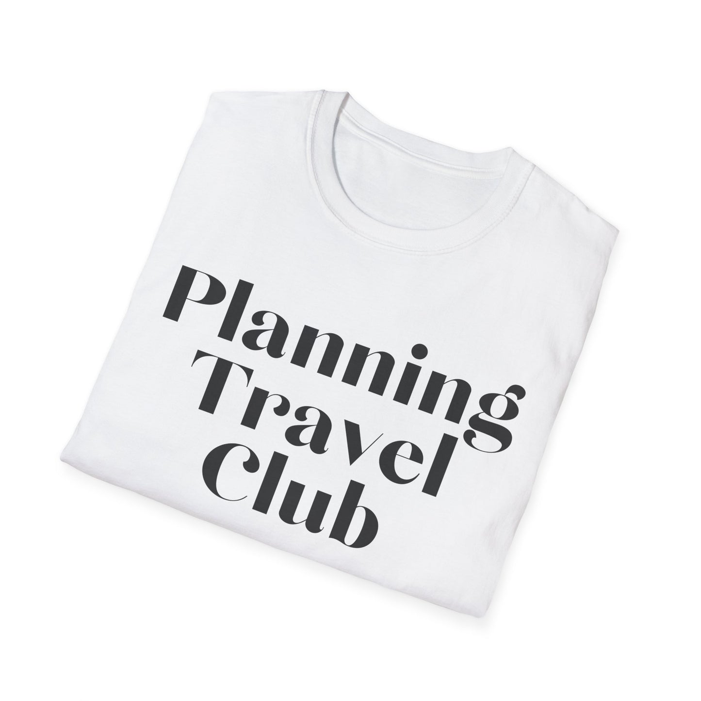 Wanderlust Interrupted: Typographic Travel Irony, Minimalist Design Poster - Unisex Graphic Tee