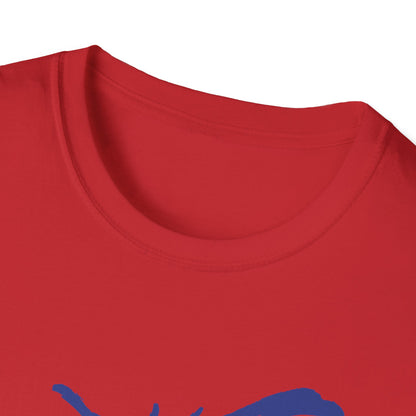 Beach Club Emblem: Coastal Minimalist Design, Dynamic Palm Tree Logo - Unisex Graphic Tee