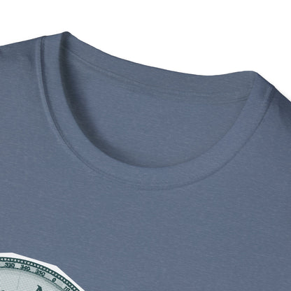 Lost in Direction: Vintage Compass Design, Navigational Typography Art - Unisex Graphic Tee