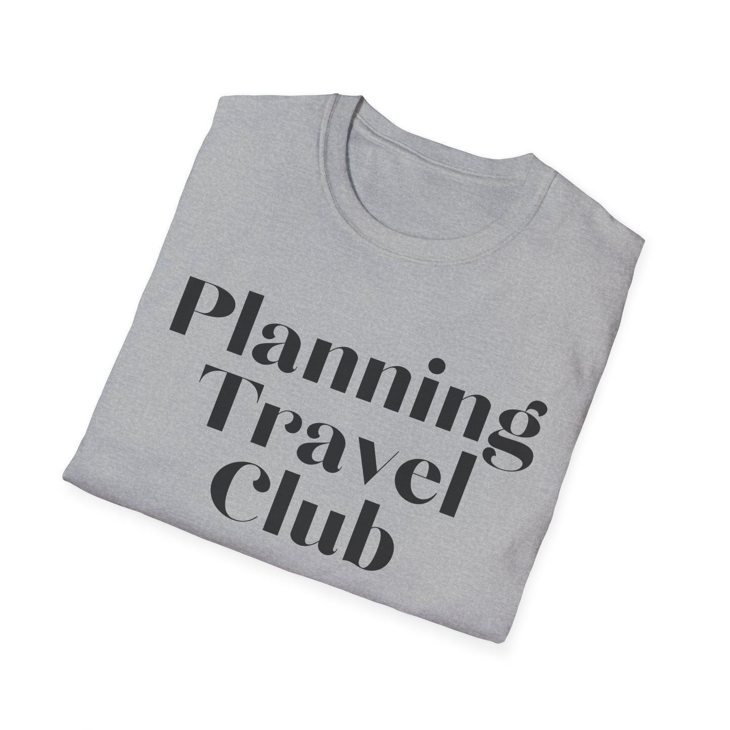 Wanderlust Interrupted: Typographic Travel Irony, Minimalist Design Poster - Unisex Graphic Tee