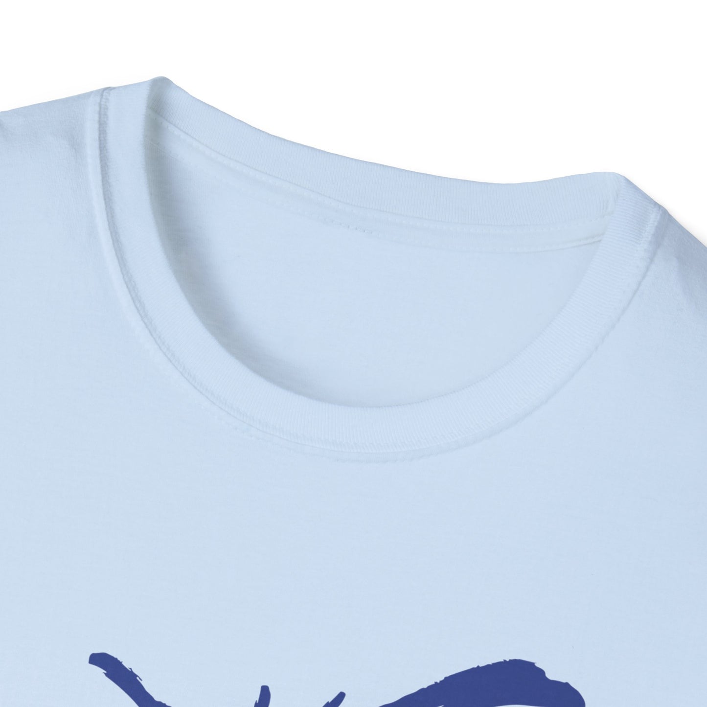 Beach Club Emblem: Coastal Minimalist Design, Dynamic Palm Tree Logo - Unisex Graphic Tee