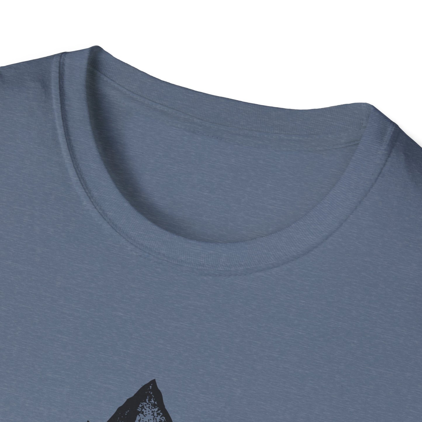 Everest Ascent: Dotwork Mountain Graphic, Basecamp Adventure Rating - Unisex Graphic Tee