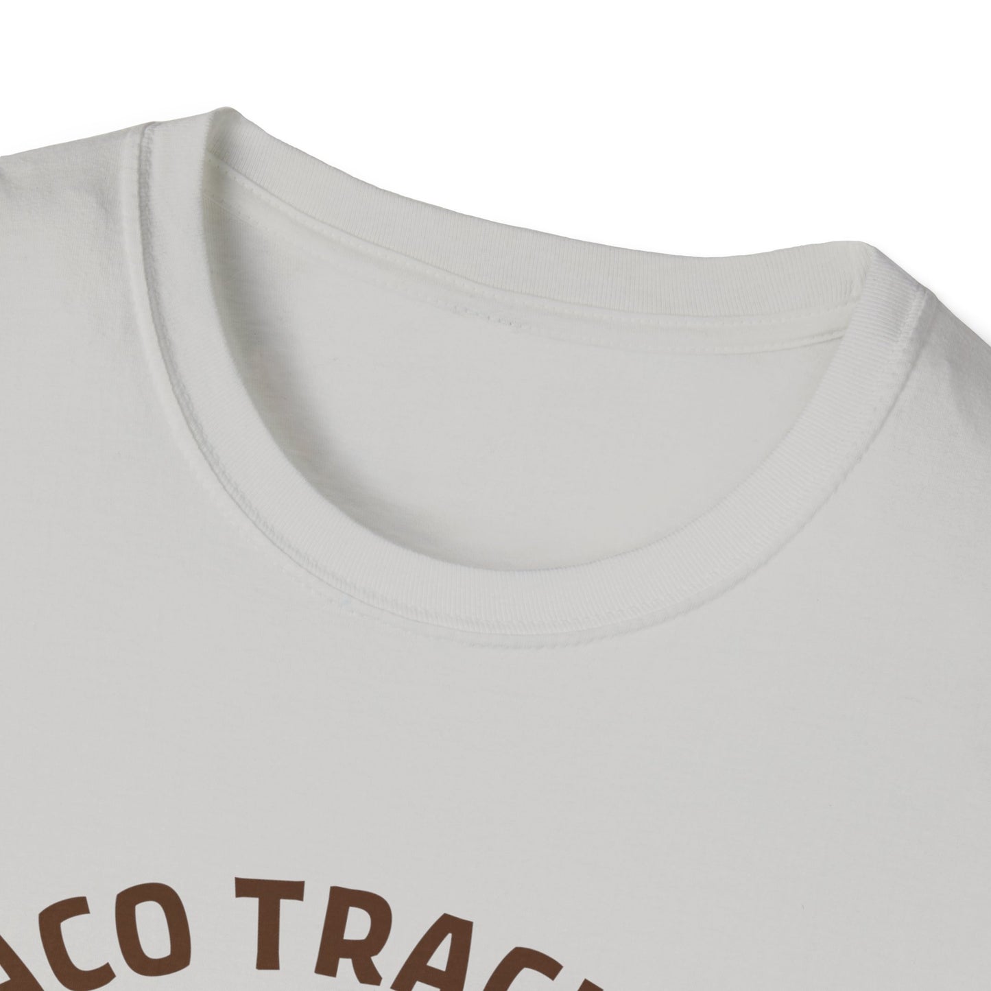 Taco Trackers Club: Vintage Mascot Logo, Retro Halftone Graphic Design - Unisex Graphic Tee