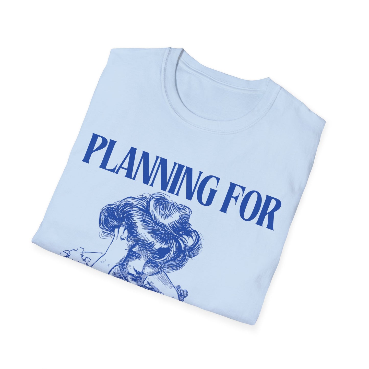 Wanderlust Contemplation: Mental Journey Visualization, Vintage Graphic Design Etching - Unisex Graphic Tee