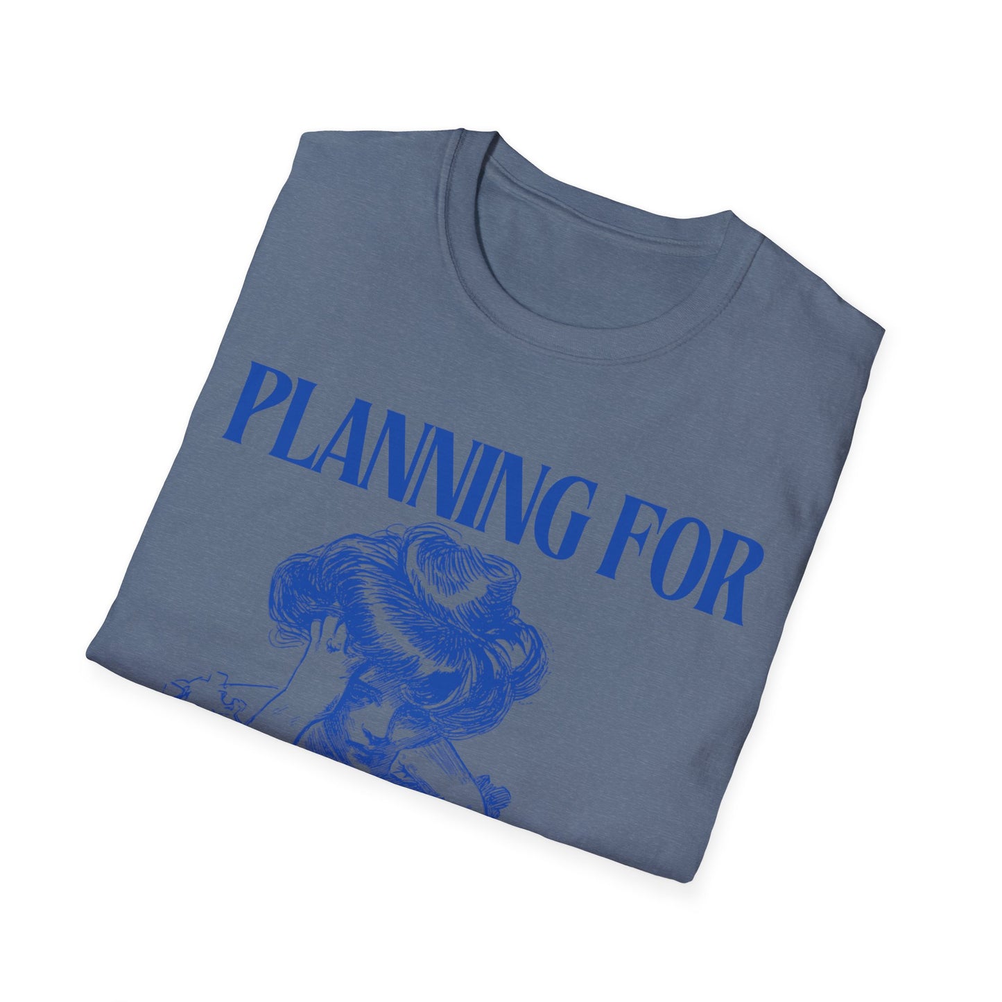 Wanderlust Contemplation: Mental Journey Visualization, Vintage Graphic Design Etching - Unisex Graphic Tee