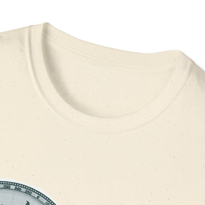 Lost in Direction: Vintage Compass Design, Navigational Typography Art - Unisex Graphic Tee