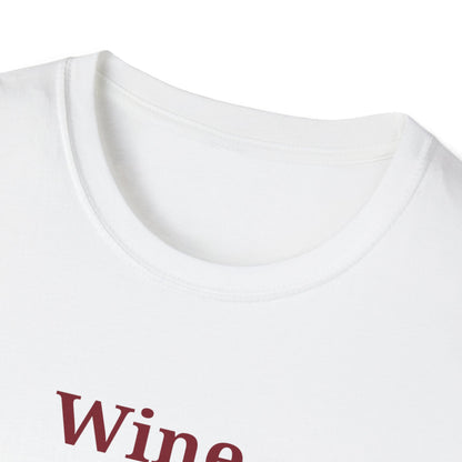 Wine Wanderlusts: Social Club Graphic Design, Vintage Etched Wine Glass Illustration - Unisex Graphic Tee
