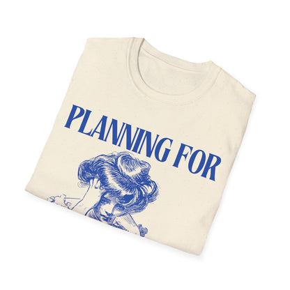 Wanderlust Contemplation: Mental Journey Visualization, Vintage Graphic Design Etching - Unisex Graphic Tee
