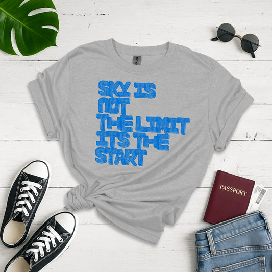 Textural Horizons: Typographic Layers, Vintage Graphic Design - Unisex Graphic Tee