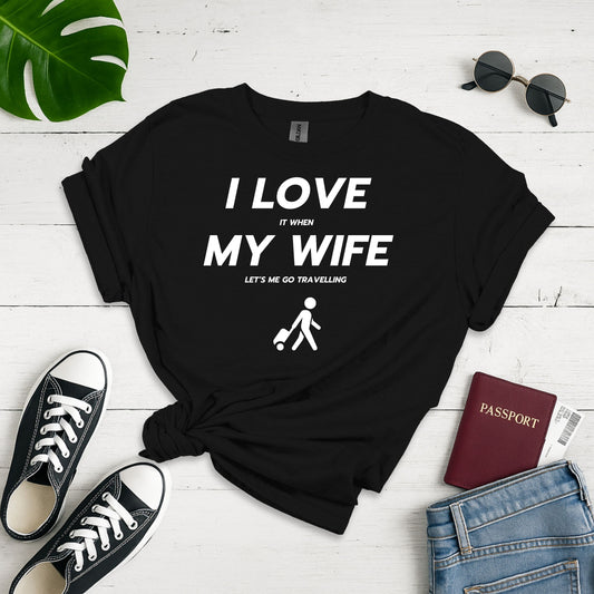I Love My Wife Funny Softstyle T-shirt