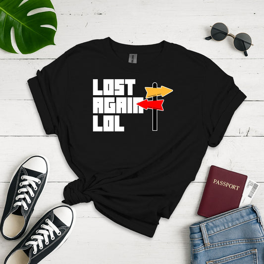 Lost Again LOL Unisex Softstyle T-shirt