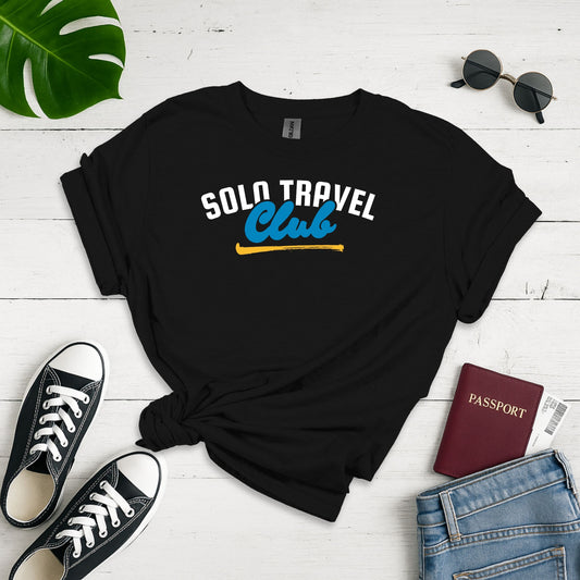 Solo Travel Club Unisex Softstyle T-shirt