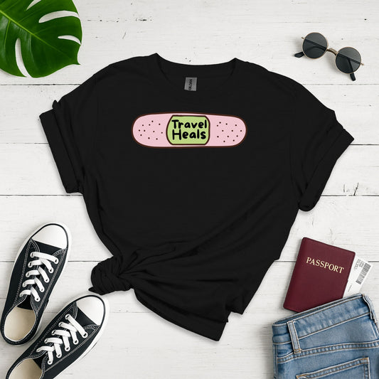Travel Heals Unisex Softstyle T-shirt