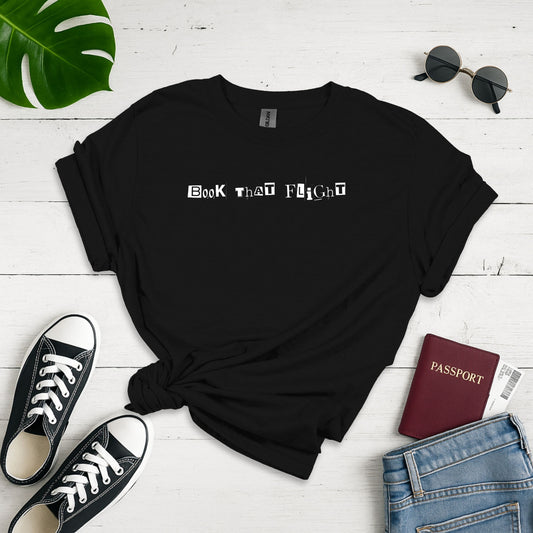 Book That Flight Unisex Softstyle T-shirt