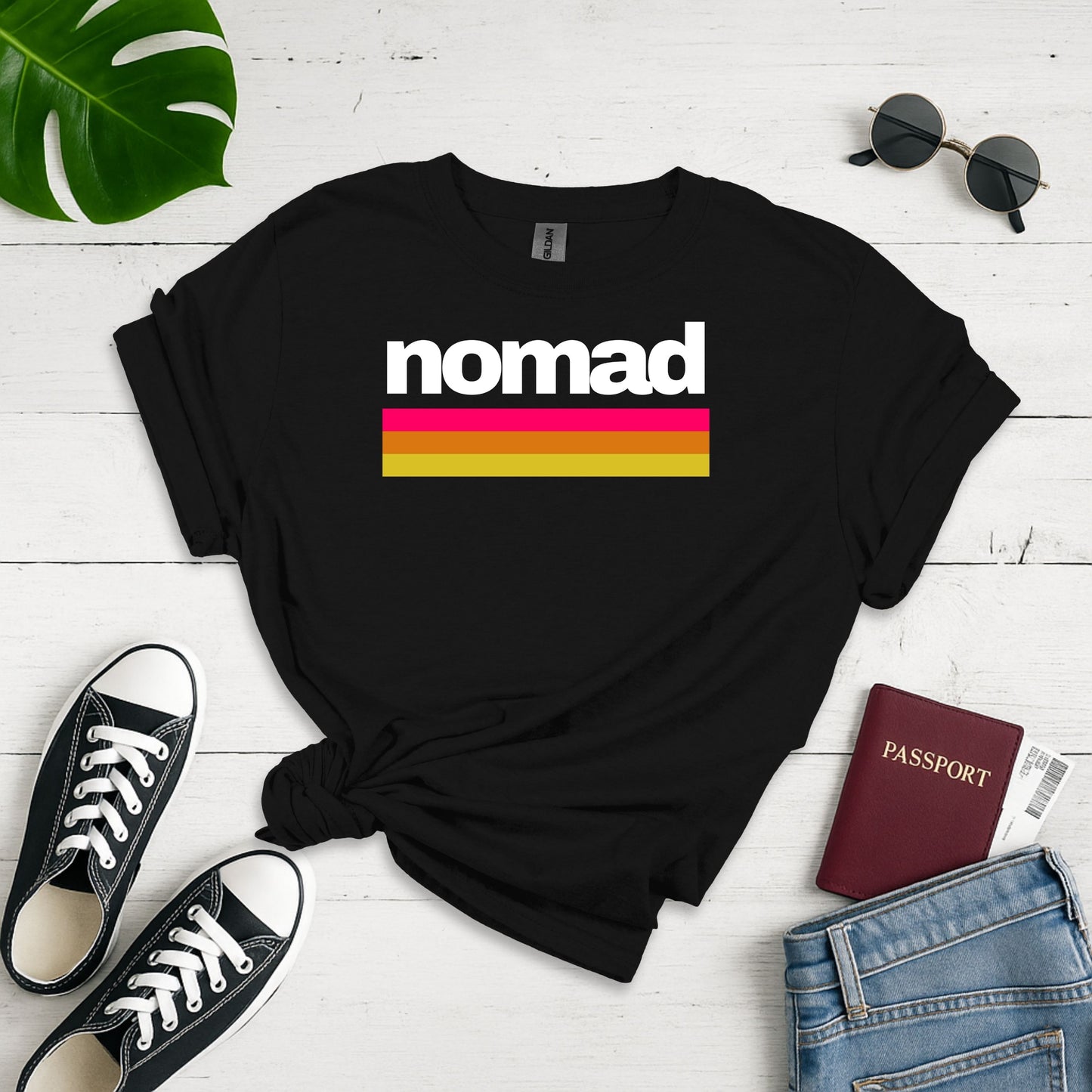 Nomad ! Unisex Softstyle T-shirt
