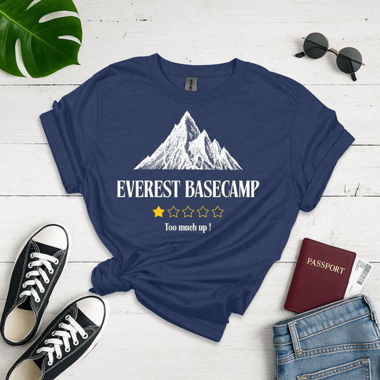 Everest Ascent: Mountain Climbing Graphic, Minimalist Adventure Illustration - Unisex Graphic Tee