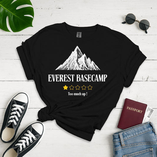 Everest Ascent: Mountain Climbing Graphic, Minimalist Adventure Illustration - Unisex Graphic Tee