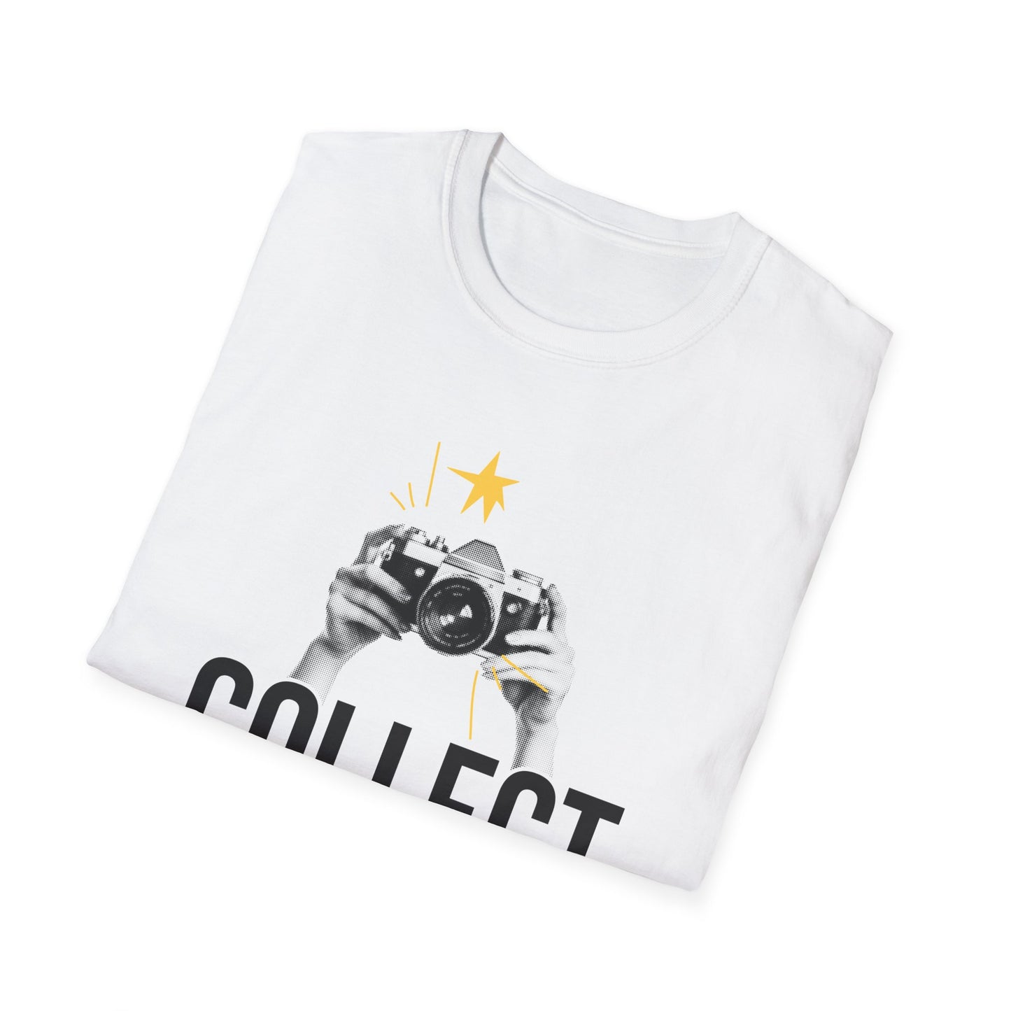 Collect Memories T-Shirt, Unisex Casual Tee, Photography Lover Gift, Travel Shirt, Vintage Camera Style