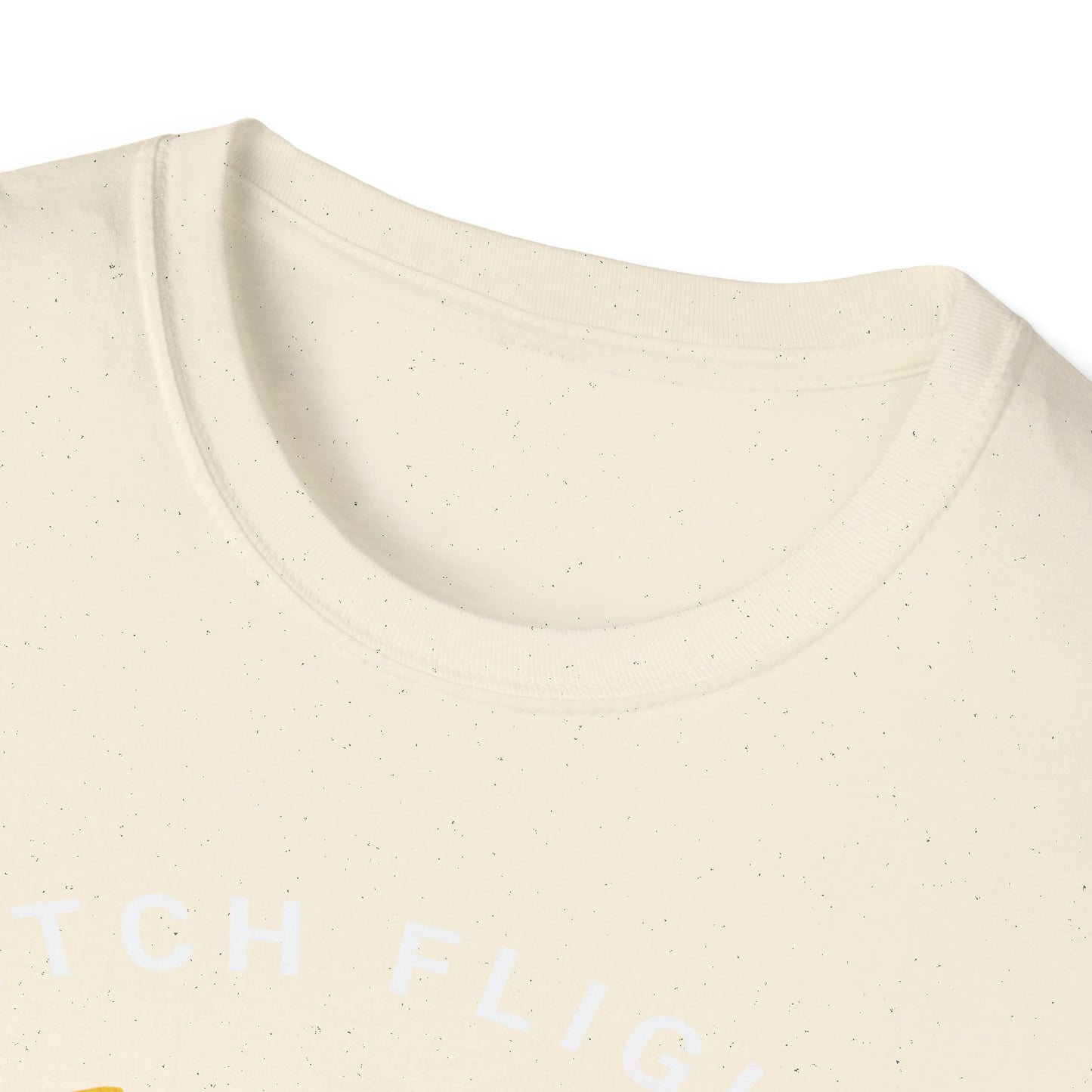 Catch Flights, Not Feelings: Cannabis Travel Art, Pop Culture Aviation Design - Unisex Graphic Tee