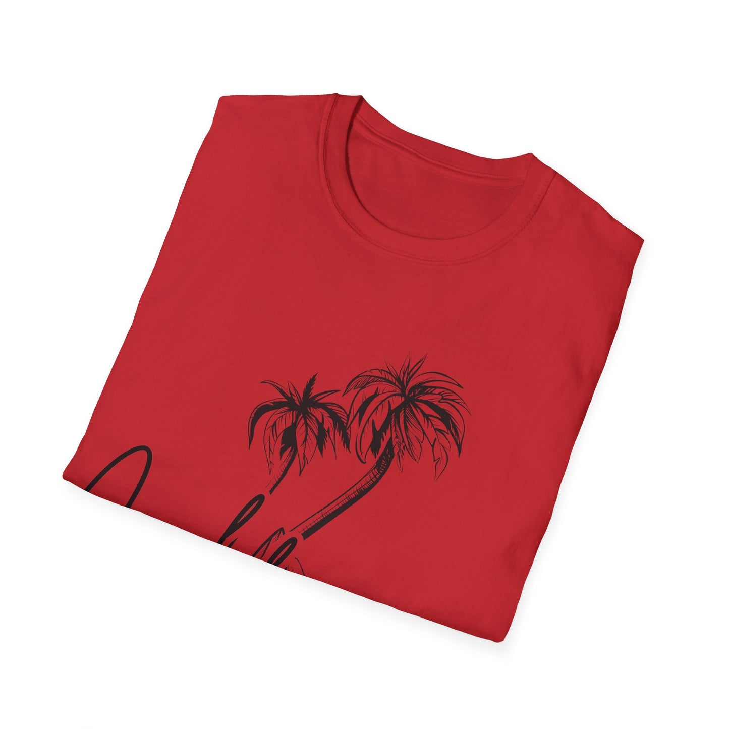 California Dreams: Coastal Silhouettes, West Coast Minimalist Sketch - Unisex Graphic Tee
