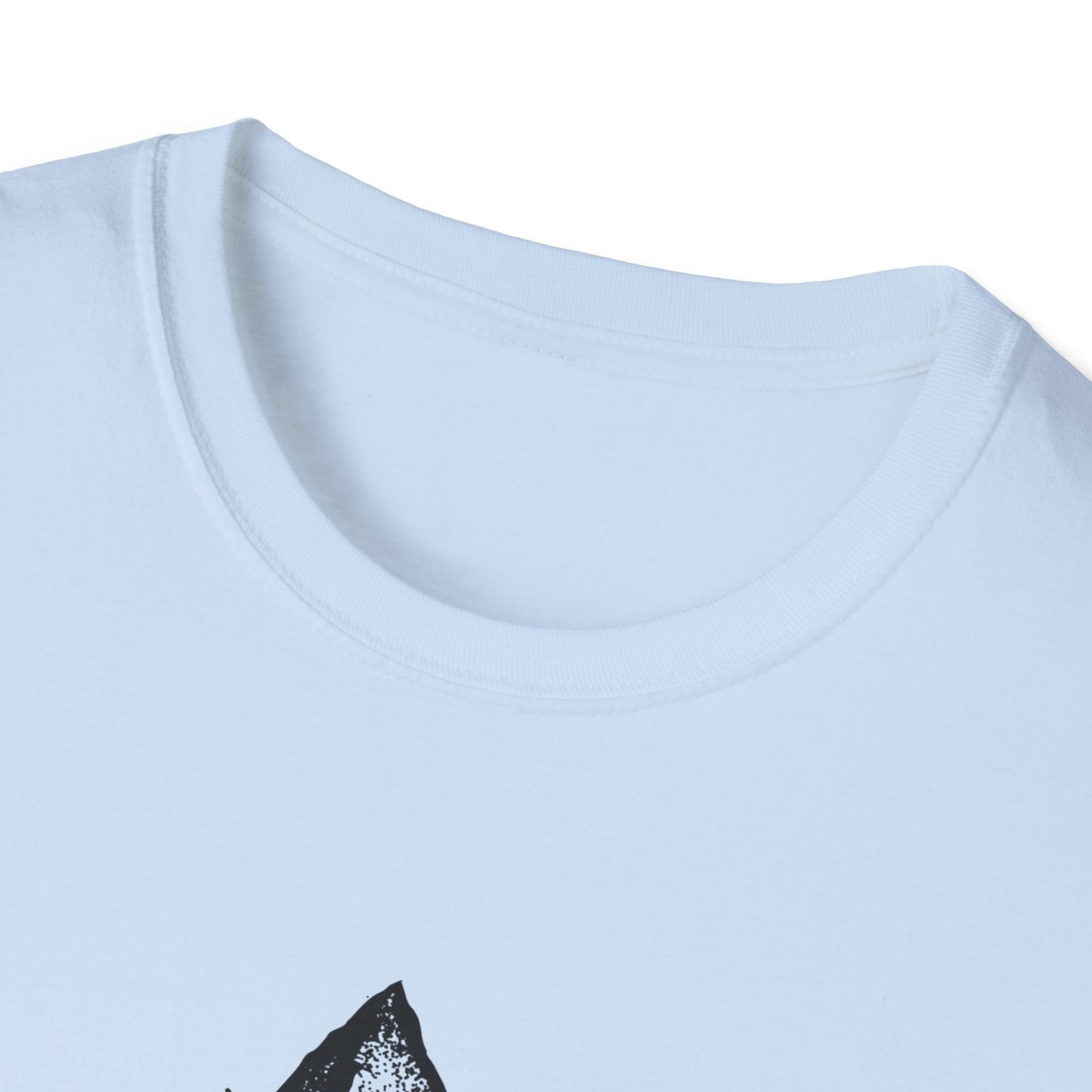 Everest Ascent: Dotwork Mountain Graphic, Basecamp Adventure Rating - Unisex Graphic Tee