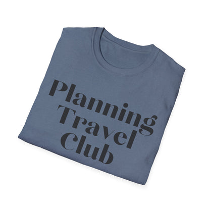 Wanderlust Interrupted: Typographic Travel Irony, Minimalist Design Poster - Unisex Graphic Tee