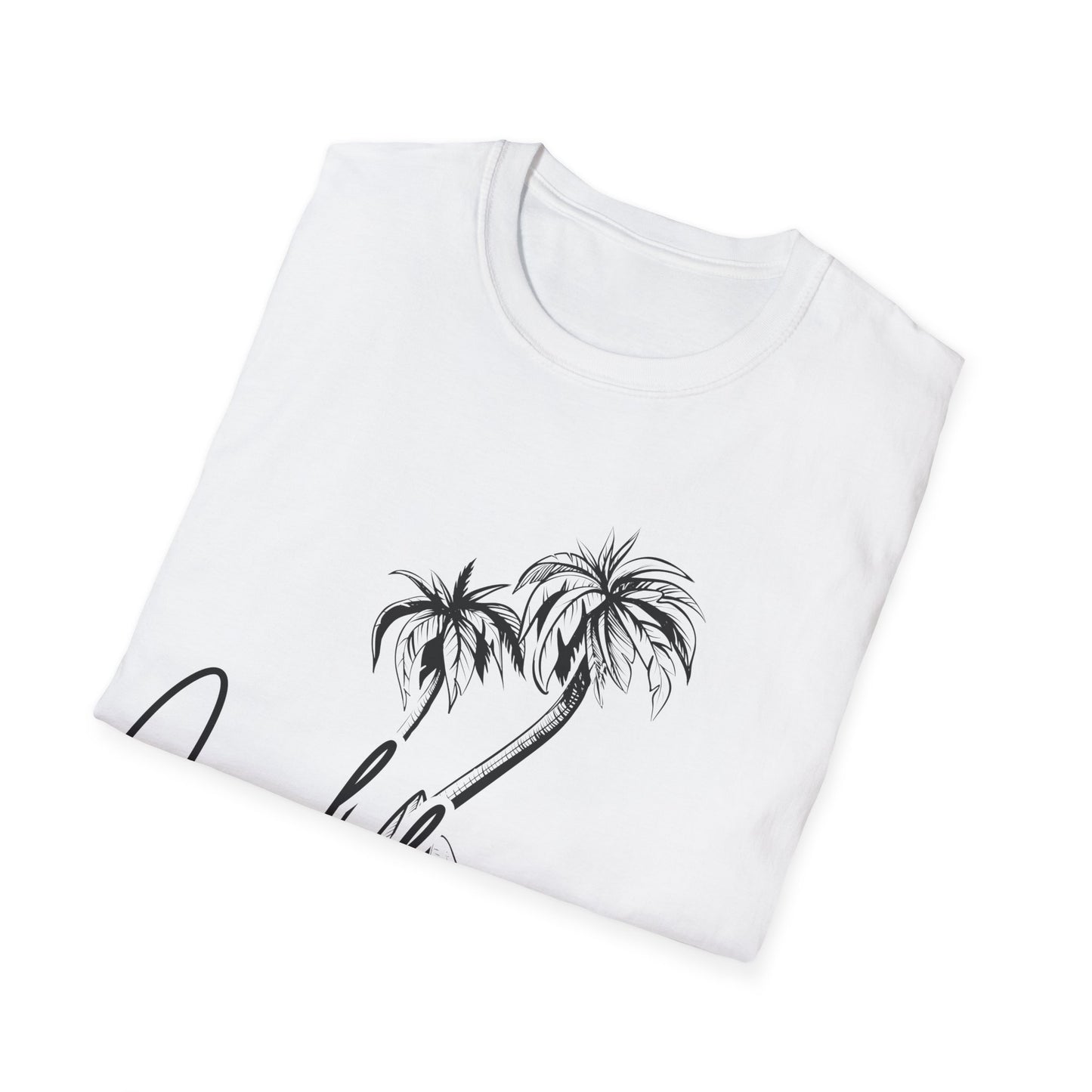 California Dreams: Coastal Silhouettes, West Coast Minimalist Sketch - Unisex Graphic Tee