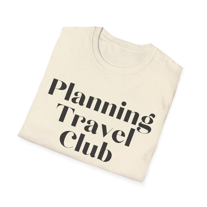 Wanderlust Interrupted: Typographic Travel Irony, Minimalist Design Poster - Unisex Graphic Tee